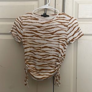 print top